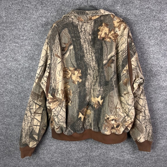 Vintage RedHead Mens Camo Hunting Jacket Full Zip Realtree Hardwoods XL-Large - Picture 2 of 9